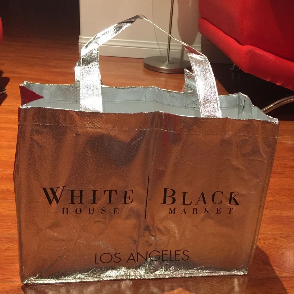 Black and white totes